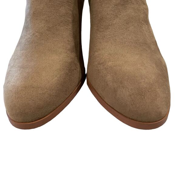 Violet & Red Jackson Bootie Boot Taupe 9 Boho Southwestern - Picture 4 of 9